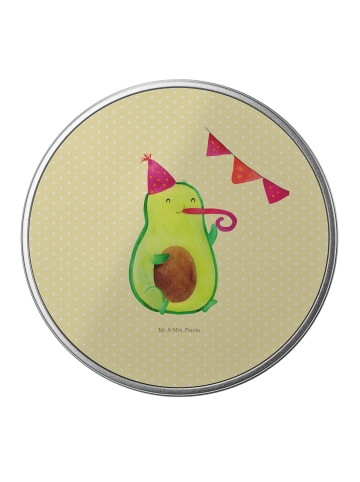 Mr. & Mrs. Panda Keksdose Avocado Party Zeit ohne Spruch in Gelb Pastell