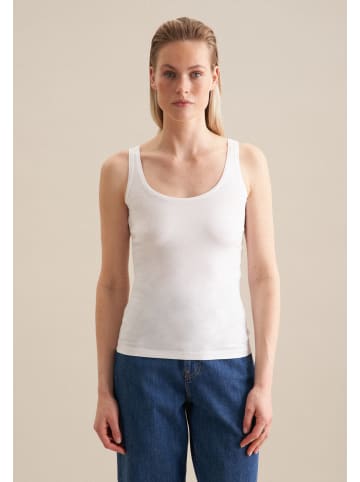 Seidensticker Tanktop Regular in Weiß