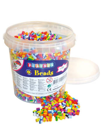 Playbox Dose 5000 Stk.Midi Perlen gestreift - ab 5 Jahren