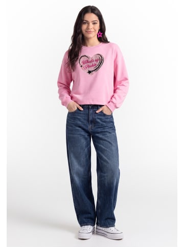 myMo Women Sweatshirt in Pink