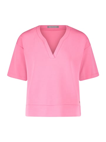 BETTY & CO Sweatpullover kurzarm in Pink Flambé