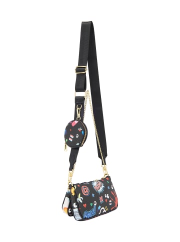 myMo Women Satchel in Black