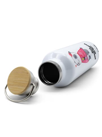 Mr. & Mrs. Panda Trinkflasche Aus Edelstahl Panda Beste Schwiege... in Weiß