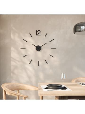 umbra Wanduhr Blink 100 x 100 x 4cm in schwarz