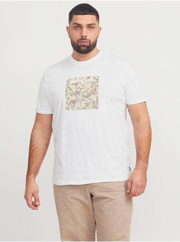 JACK & JONES PLUS T-shirt in Bright White