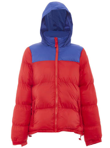 Fumo Wattierte Steppjacke in Rot Kobalt