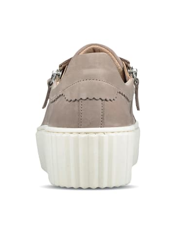 Gabor Plateau Schnürschuhe in Beige