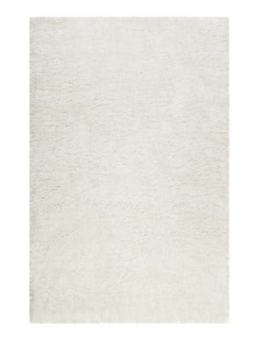 Wecon Home Hochflorteppich Shiny Touch in creme weiß