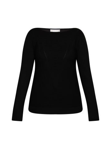 Usha Strick Pullover in Schwarz