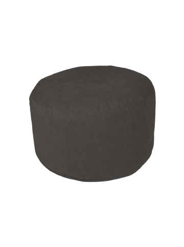 Linke Licardo Pouf Fußhocker Hocker Ø47/34 cm in anthrazit