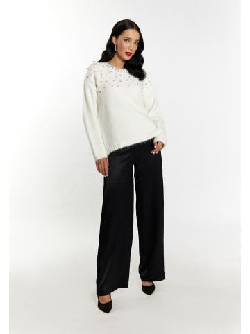 faina Damen Strickpullover in Weiss