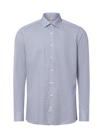 OLYMP  Hemd in weiß blau