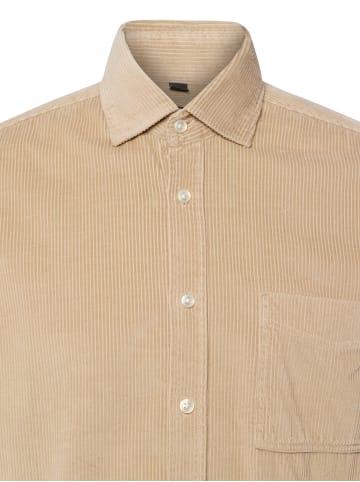 Nils Sundström Cordhemd in beige