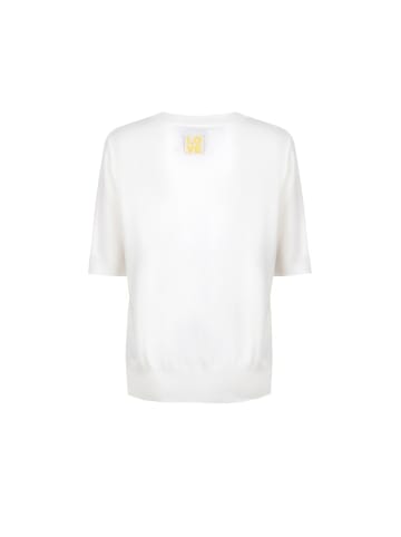 LIEBLINGSSTÜCK Rundkragen Langarmshirt für Damen in Weiß