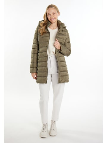 myMo Damen Leichte Steppjacke in Militäroliv