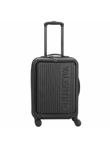Valentino Bags Lexplor - 4-Rollen-Kabinentrolley mit Vortasche 14" 55 cm (nero) in nero