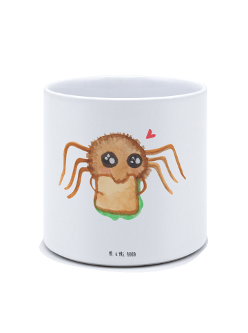 Mr. & Mrs. Panda Pflanzkübel Spinne Agathe Sandwich ohne Spruch in Weiß