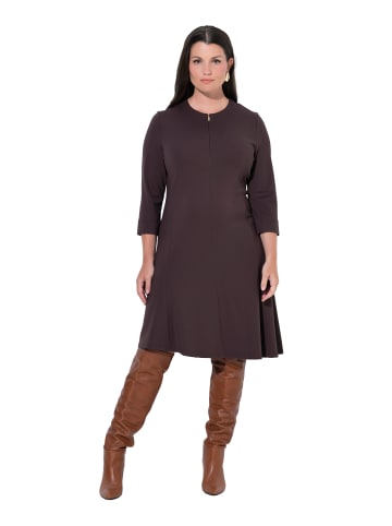 Ulla Popken Midikleid in mahagoni