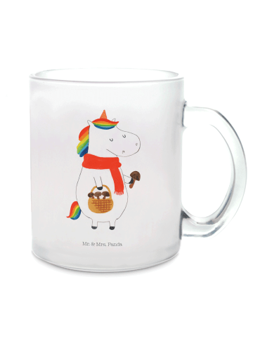 Mr. & Mrs. Panda Becher Einhorn Pilz ohne Spruch in Transparent