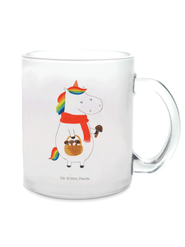 Mr. & Mrs. Panda Teetasse Einhorn Pilz ohne Spruch in Transparent