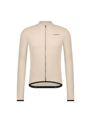 SHIMANO Thermal Long Sleeve Jersey VERTEX in Beige