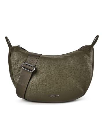 Mandarina Duck Mellow Leather Umhängetasche Leder 33 cm winter olive