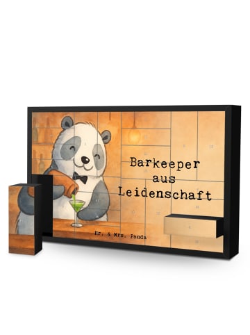 Mr. & Mrs. Panda Adventskalender Barkeeper Leidenschaft Design m... in Weiß