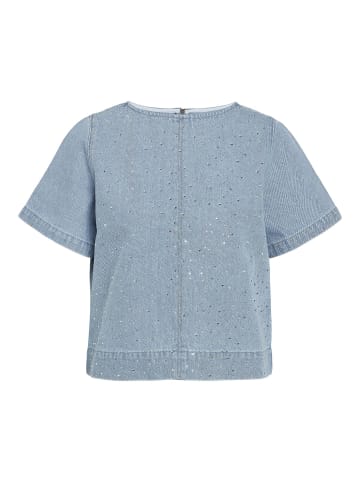 Noisy may Oberteil in Light Blue Denim