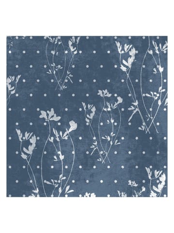 WALLPAPERS4BEGINNERS Tapete Vintage in Blau - (W) 200 × (L) 280 cm