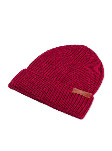 Hofbrucker Beanie in cranberry