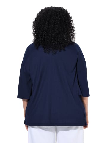 Ulla Popken Shirtjacke in marine