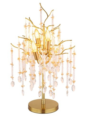 Globo lighting Tischleuchte "GLORIA" in goldfarben matt