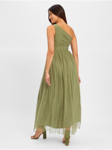 Marie Lund Kleid in oliv - 0002