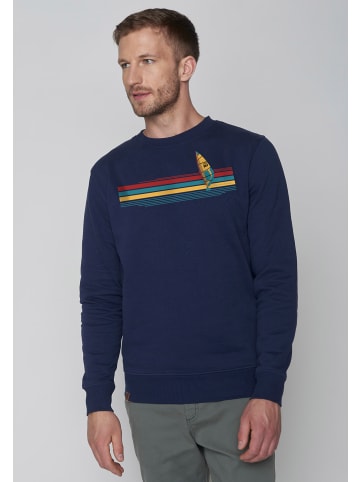 GreenBomb Sweatshirt Nature Hard Surf in Marineblau