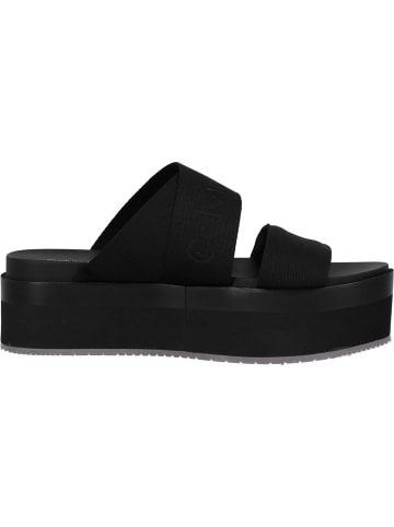 Calvin Klein Plateau-Pantoletten in Triple Black