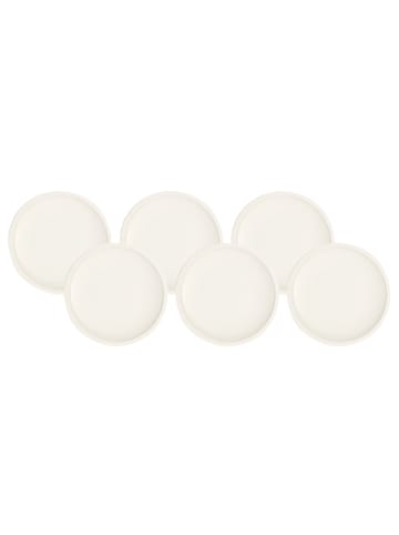 Villeroy & Boch 6er Set Brotteller Artesano Original in Weiß ø 16 cm in weiß