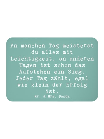 Mr. & Mrs. Panda Magnet Spruch Leichtigkeit im Alltag mit Spruch in Meeresbrise
