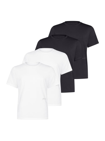 Sloggi Unterhemd / Shirt Kurzarm SLG Base in Weiß / schwarz