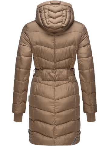 Navahoo Steppmantel Alpenveilchen in Taupe