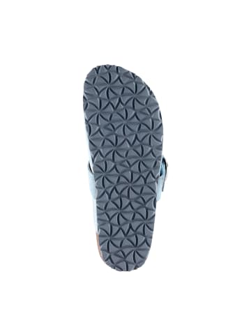Tamaris Leder-Pantoletten Blau