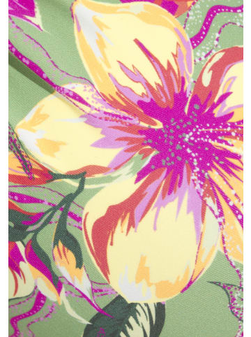 LASCANA Bügel-Bikini-Top in salbei-pink bedruckt