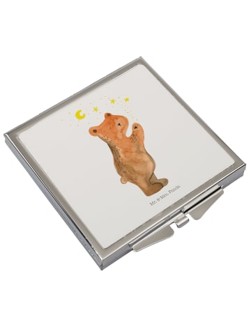 Mr. & Mrs. Panda Klappspiegel Verliebter Bär ohne Spruch in Weiß