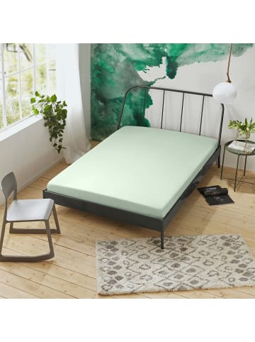 Erwin Müller Spannbettlaken 2er-Pack Deggendorf in jade