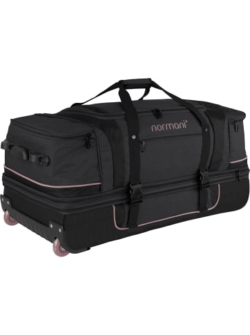 normani Reisetrolley 120-150 L Gigaro in Schwarz/Rosa