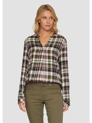s.Oliver Bluse langarm in Mehrfarbig-olive