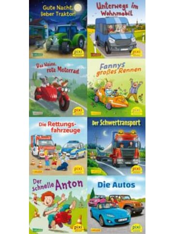 Carlsen Buch - Pixi-8er-Set 298: Pixis Lieblings-Fahrzeuge (8x1 Exemplar), 8 Teile