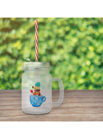 Mr. & Mrs. Panda Glas Nachtfalter Schaumbad ohne Spruch in Transparent