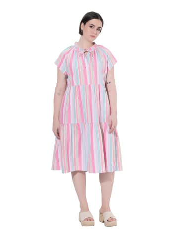 Ulla Popken Midikleid in zartrosa