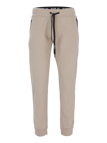 Replay Jogginghose Cotton Fleece in braun