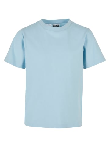 Urban Classics T-Shirts in oceanblue/white